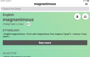 Etymology Explorer screenshot 1