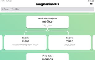 Etymology Explorer screenshot 1
