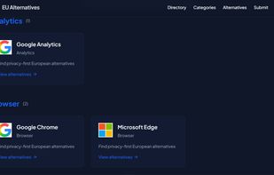 EU Alternatives screenshot 1