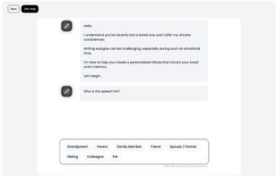 Eulogy Generator screenshot 1