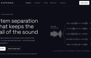 Stem separation: vocals, drums, bass, piano, other