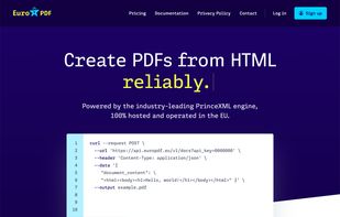 EuroPDF screenshot 1