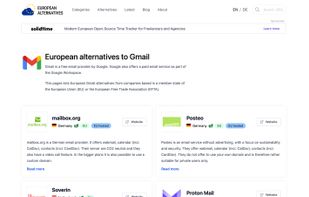 European Alternatives screenshot 1