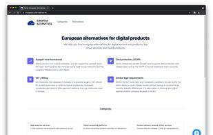 European Alternatives screenshot 1