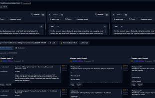 Side-by-side prompt evaluation — compare cost, latency, and output quality across GPT, Claude, Gemini, and 20+ other LLMs before shipping to production.