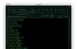 Evaluator screenshot 2