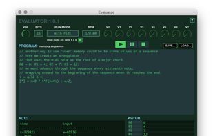 Evaluator screenshot 1