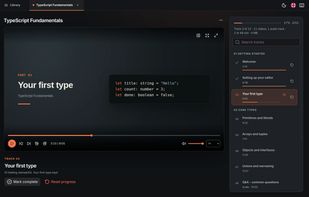 the player in the dark theme.