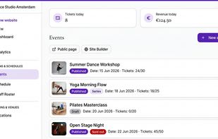 Plan your events and classes