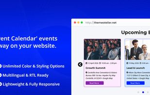 Events Slider, Events Carousel, Events Grid and Events Filter Bar for The Events Calendar – Eventful
