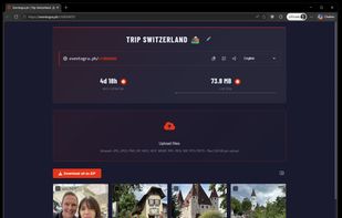 Free Eventographs have 5GB of storage and last 15 days. Everyone can upload, delete & change the title.