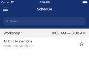 eventOne screenshot 1