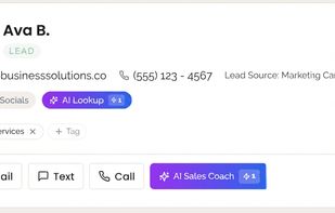 The EventQuo Quick AI Look up for Contacts