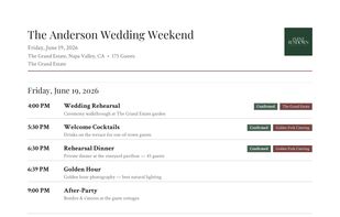 EventRundown screenshot 1
