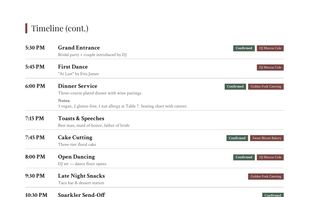 EventRundown screenshot 2