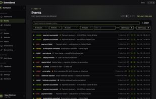 Events feed