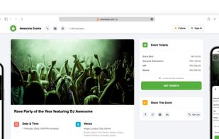 Event Ticketing on Desktop and Mobile