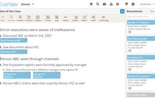Everlaw screenshot 1