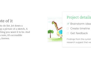 Evernote screenshot 1