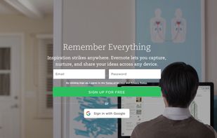 Evernote screenshot 1