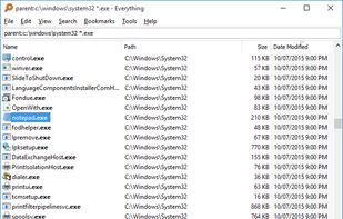 Locate files and folders by name instantly.