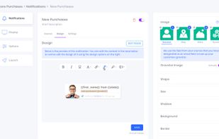 Notification Designer