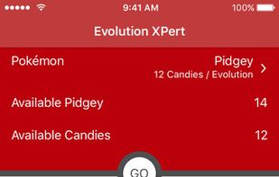 Evolution XPert for Pokemon GO screenshot 1