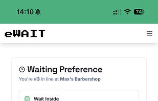 Pick your waiting preference
