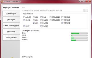 Exactfile screenshot 1