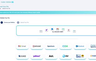 ExactVerify Email Verification Service Dashboard File Upload