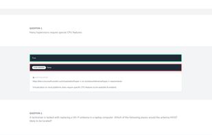 Reviewing Completed Exam Questions