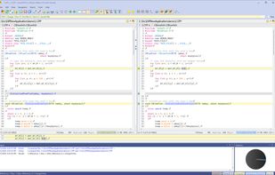 Side-by-side file comparison