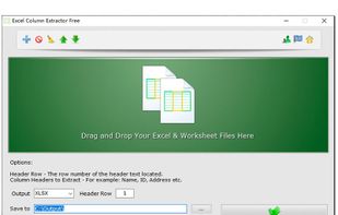 Excel Column Extractor screenshot 1
