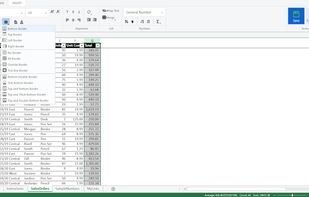 Use popular Excel-like formulas and formatting.