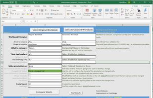 Excel Sheet Comparator screenshot 1