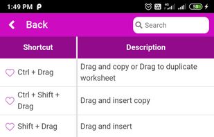 Excel Shortcut Keys screenshot 3