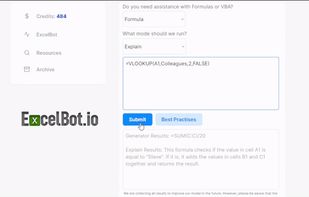 ExcelBot.io screenshot 1
