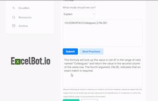 ExcelBot.io screenshot 2