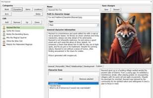 Organize your characters.