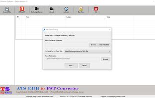 Exchange EDB to PST Converter screenshot 1