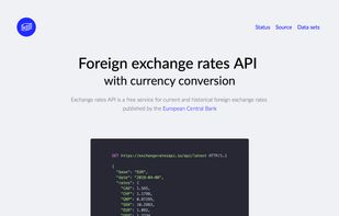 exchangeratesapi.io screenshot 1