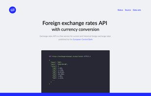 exchangeratesapi.io screenshot 1
