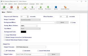EXE Slideshow Maker 4dots screenshot 1