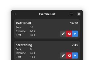 Exercise Timer screenshot 1