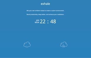 Exhale by SoundGrail is a free online app for meditation and relaxation!