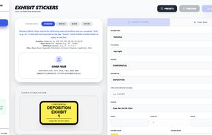 Exhibit Flow screenshot 1
