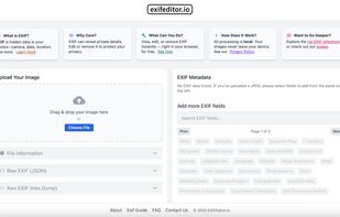 Exif Editor Tool