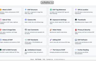 Complete Exif Guide
