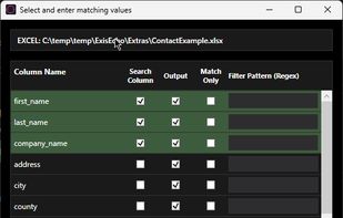 Fuzzy Logic Desktop Column Selection