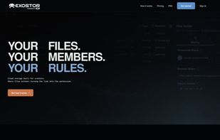Website home page